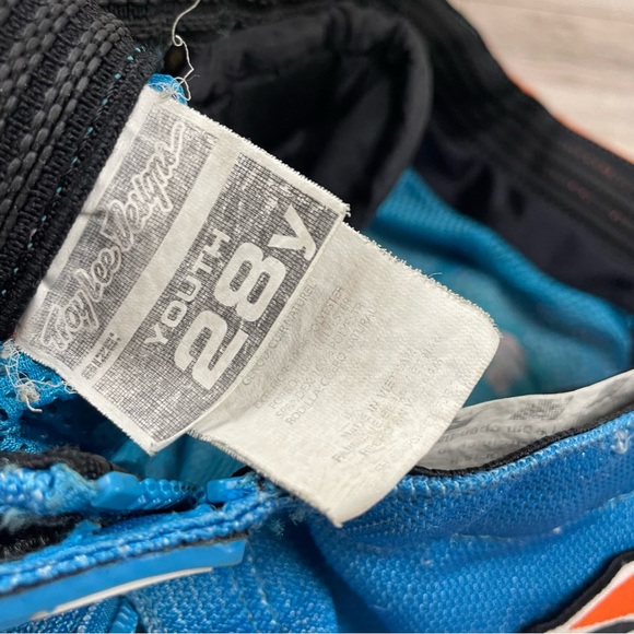 TROY LEE DESIGNS YOUTH GP PANTS ORANGE MOTOCROSS DIRT BIKE MX Size 28/XL - Picture 10 of 16